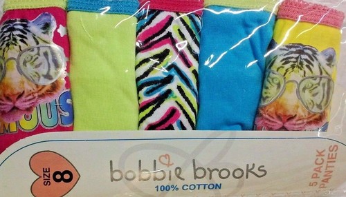 Underwear Girls Cotton Panties 5 Pack Choice Dog or Tiger in size 6 new - Picture 9 of 9
