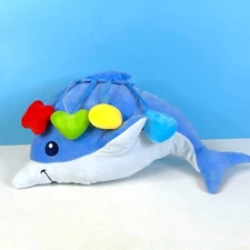GenM Generation Mindful Snuggle Buddies Blue Dolphin 17" Plush Stuffed Animal