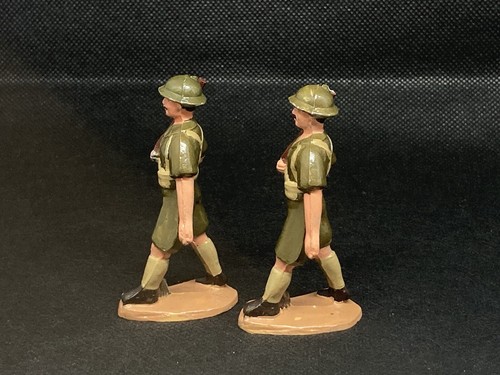 Aluminium Infantry Soldiers By Unknown Maker (Yellow 411) - Picture 2 of 5
