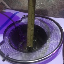 Farm House Large Sink Strainer, Steel Screen, Prevents Clogs, Deep Round Large