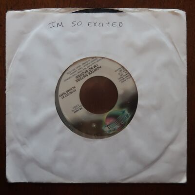 POINTER SISTERS NOTHIN' BUT A HEARTACHE/I'M SO EXCITED VINYL 45 VG 31-33