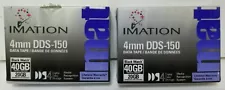 Imation 40GB Data Storage Tape 4mm DDS-150 Lot of 2 New Sealed