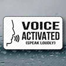 VOICE ACTIVATED Funny Prank Joke Gag Sticker 25-250pcs
