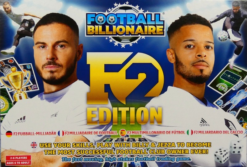 Football Billionaire F2 Edition Board Game - (6yrs+) ~ Complete