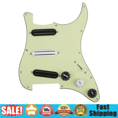 3Ply SSS Loaded Dual Rail Pickguard Alnico V Pickup for ST Strat stratocaster US