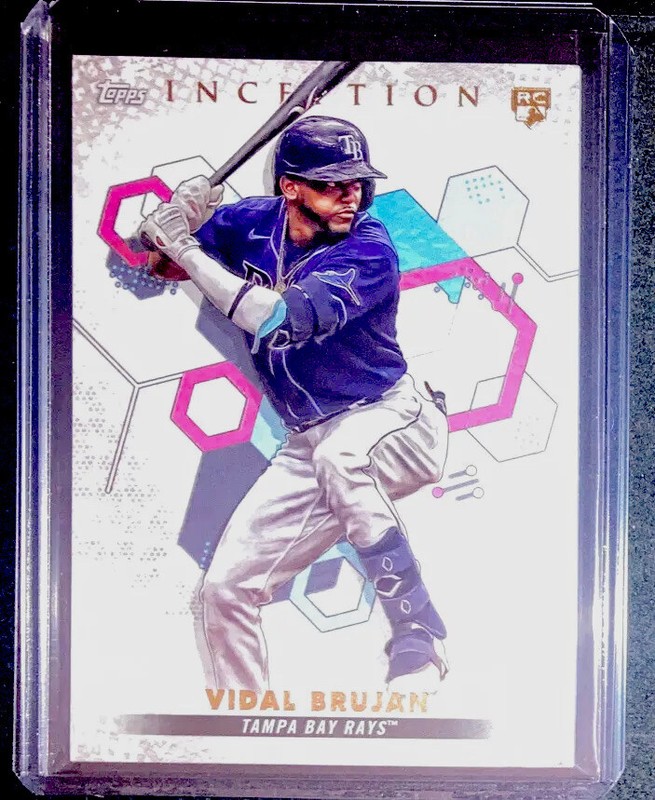 2022 Topps Inception #66 Vidal Brujan RC - Tampa Bay Rays Rookie - Sharp Corners