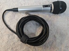 The Singing Machine Co. Karaoke Machine MICROPHONE Silver 1/4" WORKS