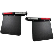 Pair Spring Loaded Mud Flap Hanger Bracket Mudflap 24x24 for Semi Truck Trailer