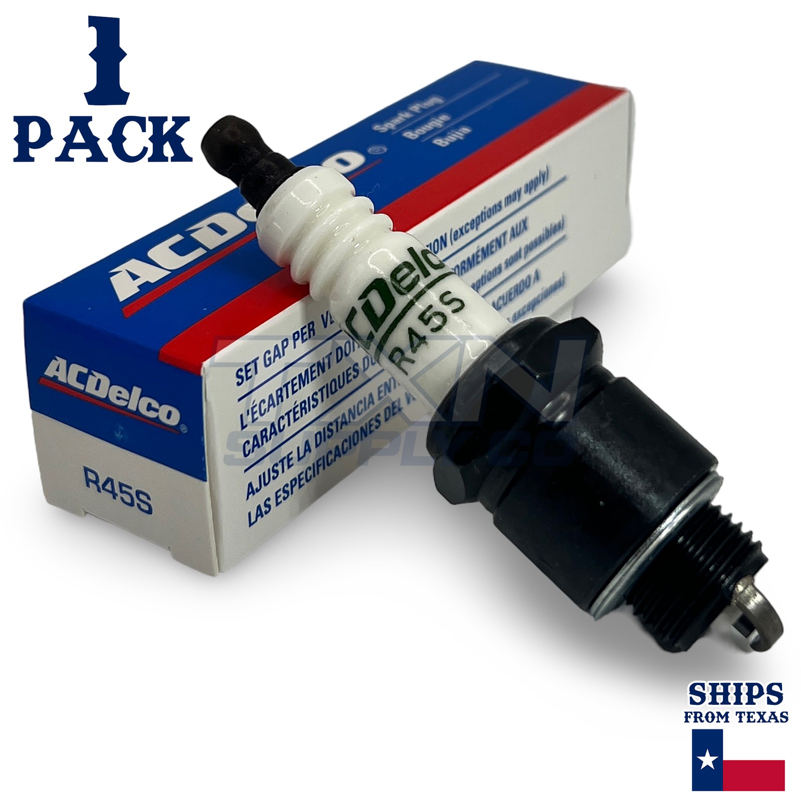 1 Pack Genuine GM ACDelco R45S Spark Plugs 19362366