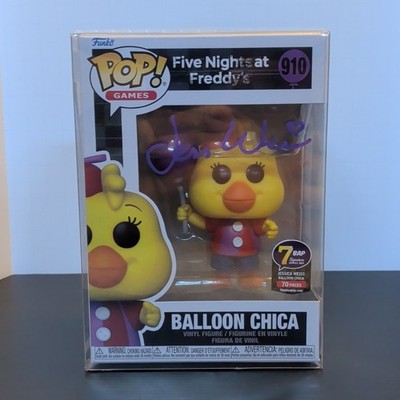 Funko Pop! Games Five Nights at Freddy's Balloon Chica #910 7BAP Autographed 