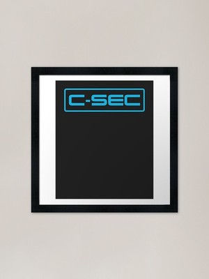 MASS EFFECT C-SEC Gerahmter Kunstdruck Gerahmtes Wandbild Poster Leinwanddruck Bild