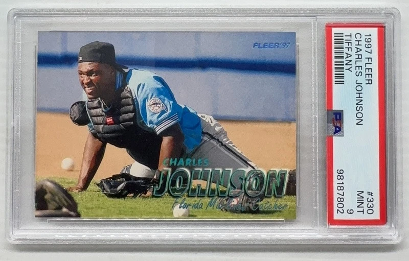 Charles Johnson trading card