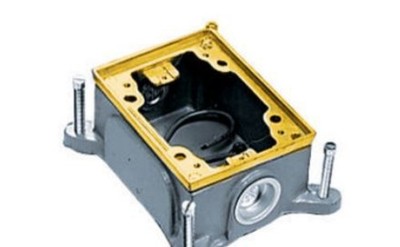 B2414 Hubbell Electrical Boxes, ScrubShield Series 1-G RECT CAST FB, SHAL, SEMI