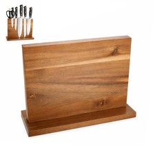 Magnetic Knife Block Knives Storage Holder Powerful Double-Sided