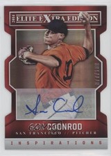 2014 Elite Extra Edition Inspirations Die-Cut Signatures Sam Coonrod Auto ez4