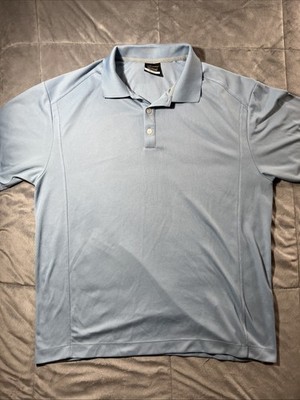 Nike Golf Dri-FIT Blue Performance Polo Shirt Men's Large