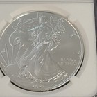 2021 (P) $1 American Silver Eagle NGC MS70 Emergency Production FDI First Label — photo 3