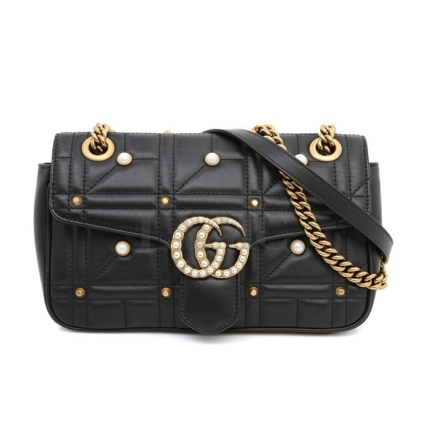 GUCCI - はるママ Gucci GG Supreme Padlock Half Moon Crossbody Bag 644524