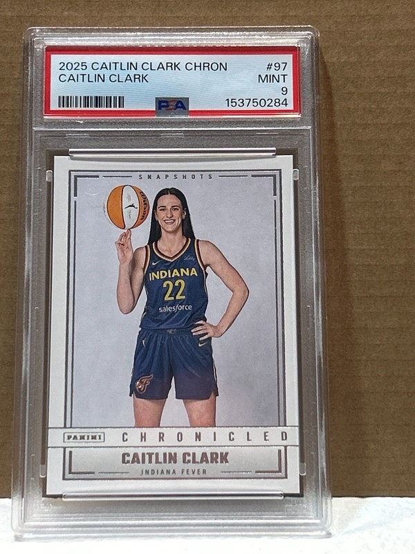 2025 PANINI Caitlin Clark CHRONICLED #97 CAITLIN CLARK PSA 9