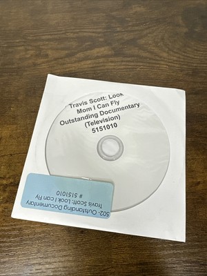 Travis Scott Look Mom I Can Fly Documentary DVD Rare Fyc Cactus Jack 2019