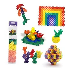 KADU 250 Piece Set - STEM/STEAM Building + Construction Toy, 250 Pieces Rainbow
