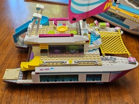LEGO 41015 Friends Dolphin Cruiser & 41317 Sunshine Catamaran  INCOMPLETE SETs
