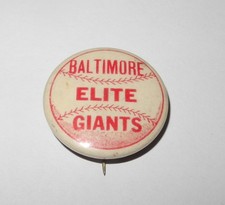1940's Baseball Baltimore Elite Giants 