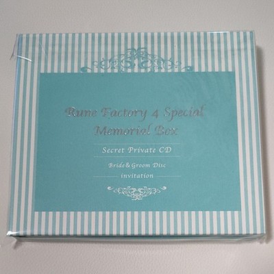 Rune Factory 4 Special Memorial Box Secret Private CD