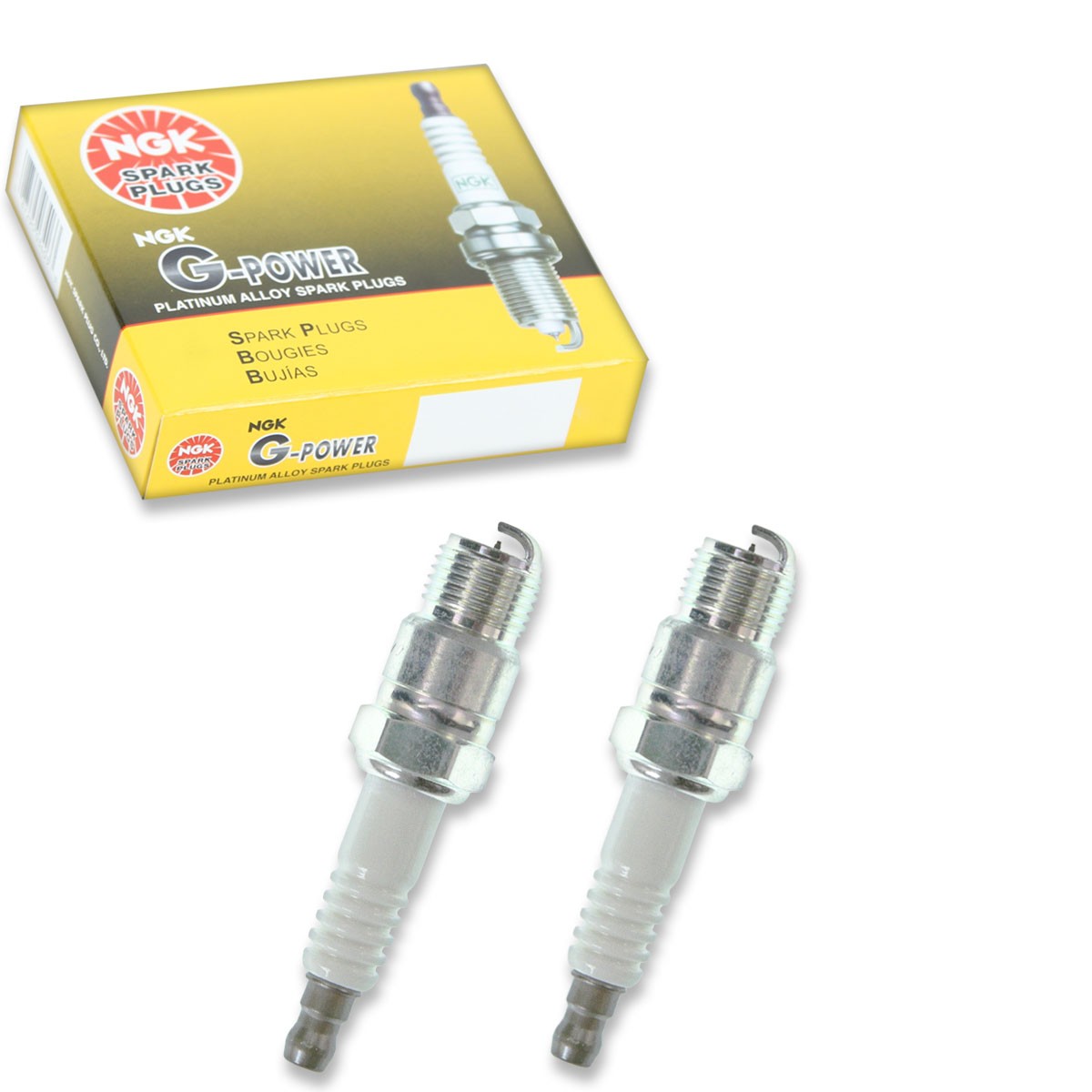 2 pc NGK 2953 YR5GP G-Power Spark Plugs for PTF16TT HR9APX APP145 AP145 4509 eo