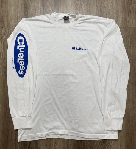 Vintage 1995 "Clueless" Movie Promo Long Sleeve Shirt Size XL