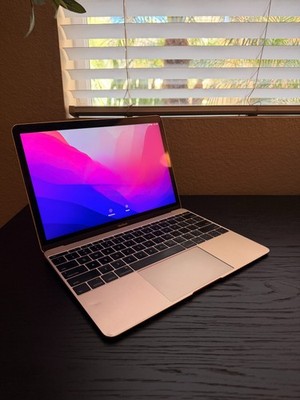 Apple MacBook 12'' Retina 2017 Gold Intel Core m3 1.2GHz 8GB RAM Monterey