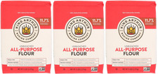 King Arthur Baking Unbleached All-Purpose Flour 5LB -3 PACK- BEST BY: 10/06/2026