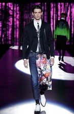 DSQUARED2 Runway Dark Blue Denim Jeans from t...