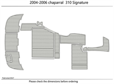 2004-2006 Chaparral  310 Signature DuraEVA Boat flooring