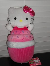 FRANCO 2014 SANRIO HELLO KITTY CUPCAKE 16 INCH PLUSH NOT SCENTED 