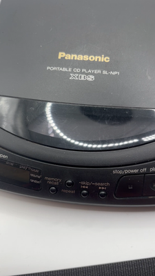 Vintage Panasonic XBS SL-NP1A Portable CD Player w/ AC Adapter