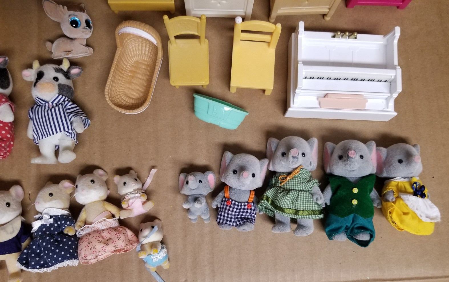 Calico Critters Sylvanian Families Mixed Lot w/ Furniture