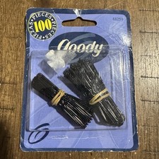 Vtg 1999 Goody 100 Count Hairpins Black 2 Sizes Ball Tipped Made In England NOS