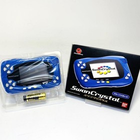 【Unused】Bandai WonderSwan Swan Crystal Blue Violet Console System  JPN