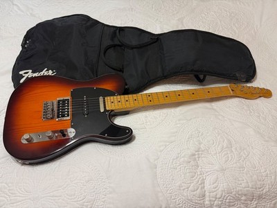 NEW FENDER MODERN PLAYER TELECASTER PLUS 2018 MN HYBST NEVER PLAYED WALL HANGER