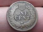 1873 Indian Head One Cent Penny- VG/Fine Details, Open 3