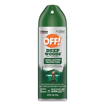 OFF! 354266 Deep Woods Insect Repellent, 6 oz Aerosol Spray