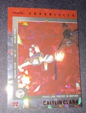 Panini 2025 Caitlin Clark Chronicled Red Ice #29 Indiana Fever WNBA Basketball