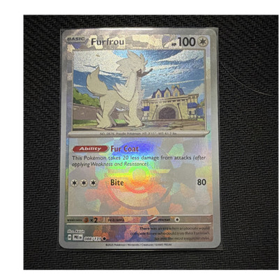 ~POKEBALL HOLO~ Furfrou 088/131 Prismatic Evolutions PRE ENG