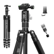 Carbon Fiber Tripod, 62" Professional Video Tripod for with 360 Ball Head, 1...