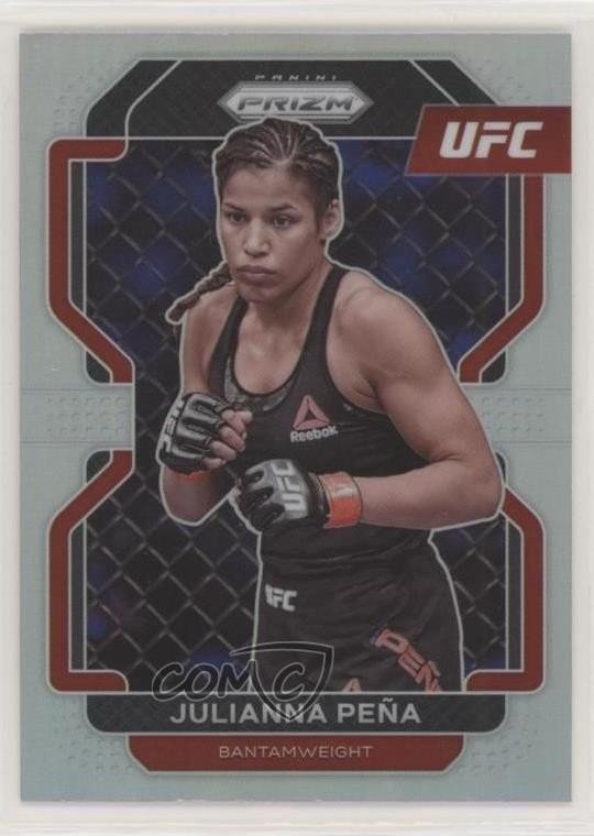 2022 Panini Prizm UFC Silver Prizm Julianna Pena #146 v7j