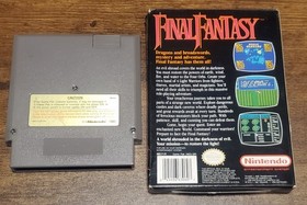 Final Fantasy ( 1 ) Nintendo NES with Box and Sleeve Retro Gaming FF1