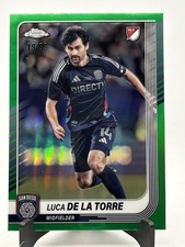 2025 Topps Chrome Luca De La Torre True Green /99 San Diego FC #128