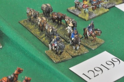15mm Kolonial / Mexico Maximillion - Pantoletten & Generäle 10 Figuren - Gepäck (129199)