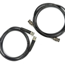 Lot of 2 BNC Male to Male Coaxial Cables RG58C/U   42   70    Carol Columbia